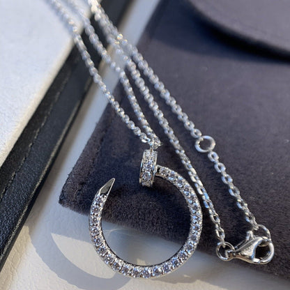 ¡®lume Jewelry¡¯JUSTE NECKLACE SILVER DIAMONDS