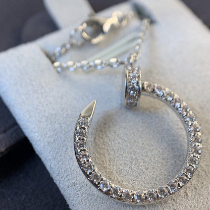 ¡®lume Jewelry¡¯JUSTE NECKLACE SILVER DIAMONDS
