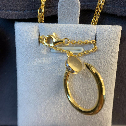 ¡®lume Jewelry¡¯JUSTE NECKLACE GOLD DIAMONDS