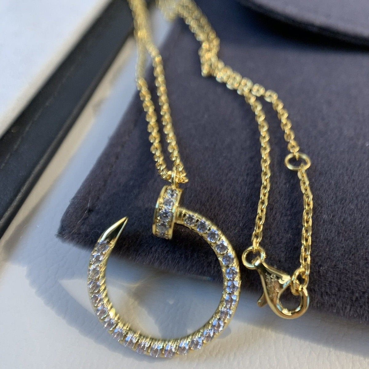 ¡®lume Jewelry¡¯JUSTE NECKLACE GOLD DIAMONDS