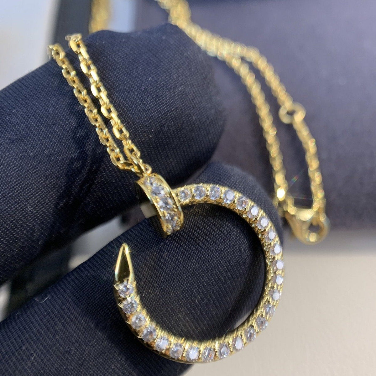 ¡®lume Jewelry¡¯JUSTE NECKLACE GOLD DIAMONDS