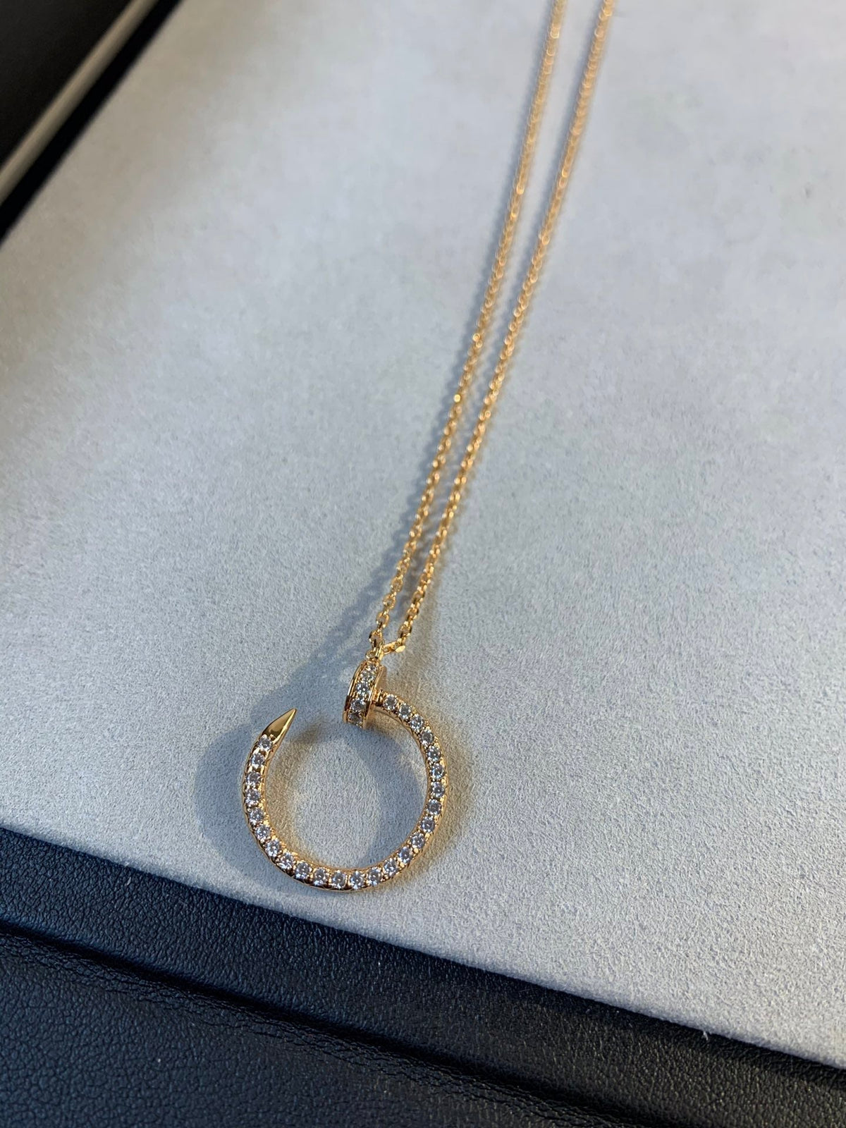 ¡®lume Jewelry¡¯JUSTE NECKLACE PINK GOLD DIAMONDS