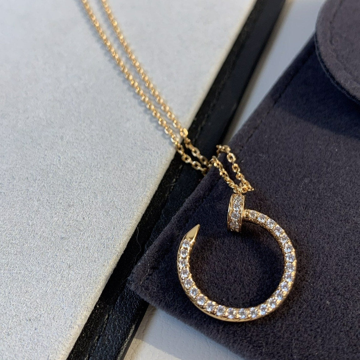 ¡®lume Jewelry¡¯JUSTE NECKLACE PINK GOLD DIAMONDS