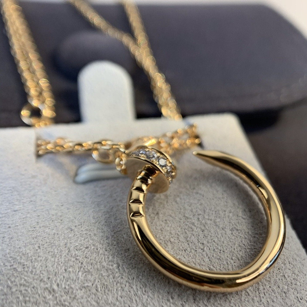 ¡®lume Jewelry¡¯JUSTE NECKLACE PINK GOLD DIAMONDS