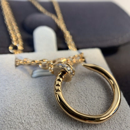 ¡®lume Jewelry¡¯JUSTE NECKLACE PINK GOLD DIAMONDS