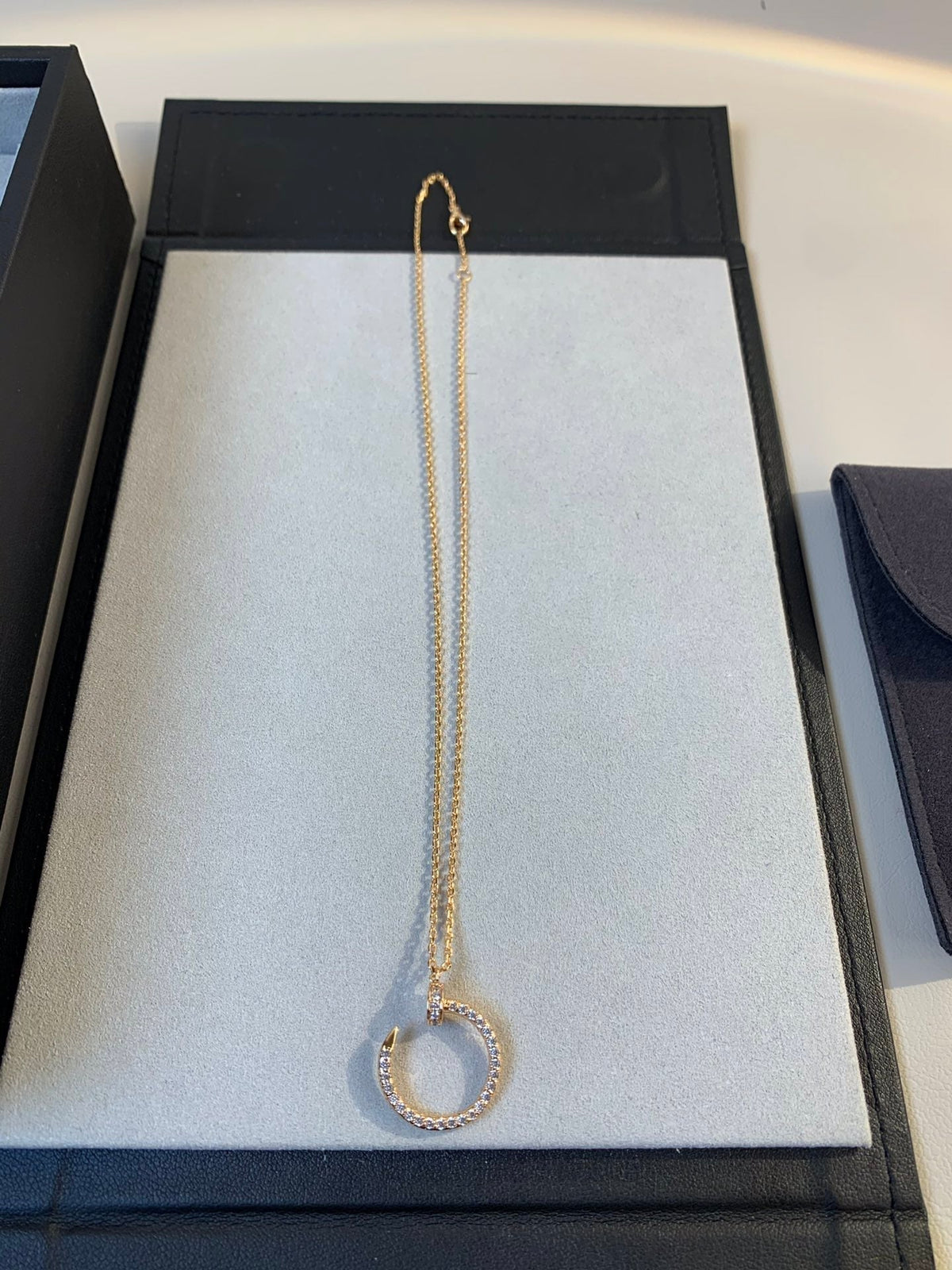 ¡®lume Jewelry¡¯JUSTE NECKLACE PINK GOLD DIAMONDS