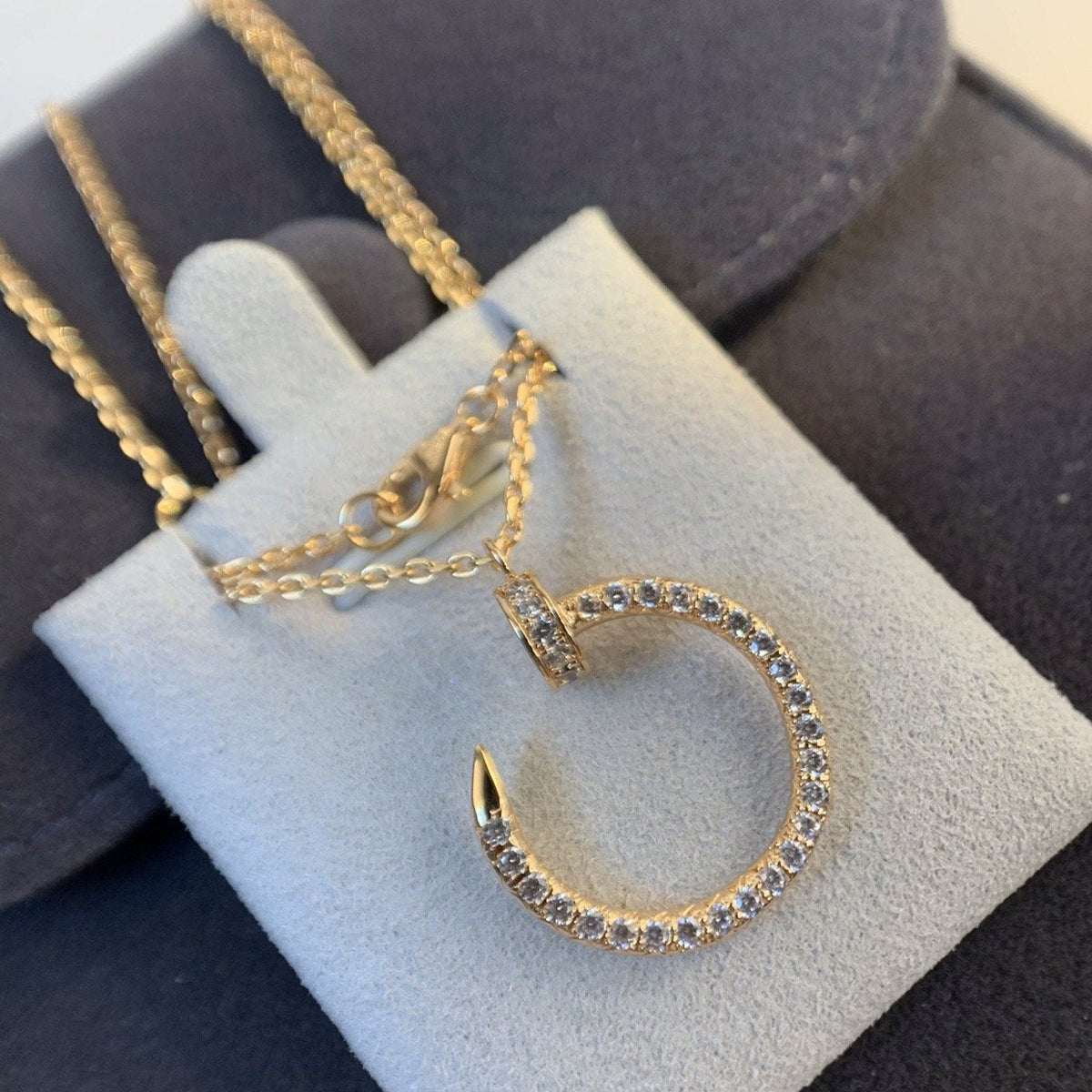 ¡®lume Jewelry¡¯JUSTE NECKLACE PINK GOLD DIAMONDS
