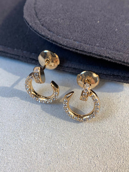 ¡®lume Jewelry¡¯JUSTE EARRINGS GOLD DIAMONDS
