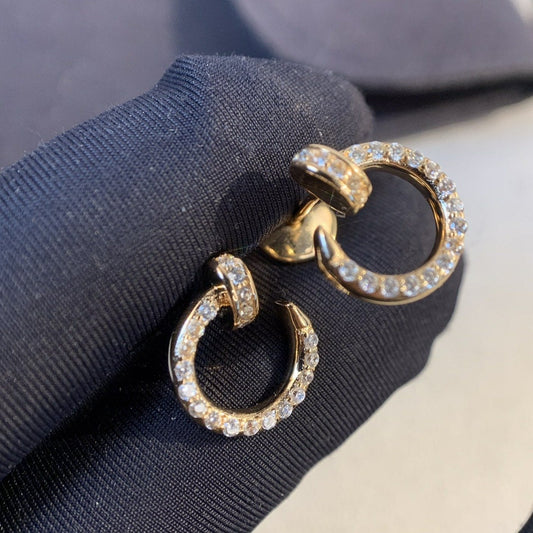 ¡®lume Jewelry¡¯JUSTE EARRINGS GOLD DIAMONDS