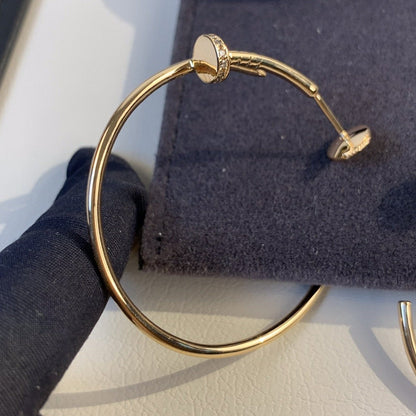 ¡®lume Jewelry¡¯JUSTE EARRINGS GOLD DIAMONDS 1.8MM