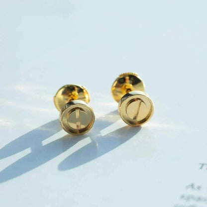 ¡®lume Jewelry¡¯LOVE EARRINGS GOLD 10MM