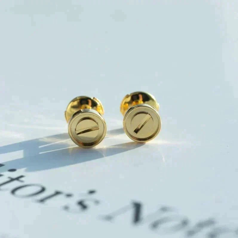 ¡®lume Jewelry¡¯LOVE EARRINGS GOLD 10MM
