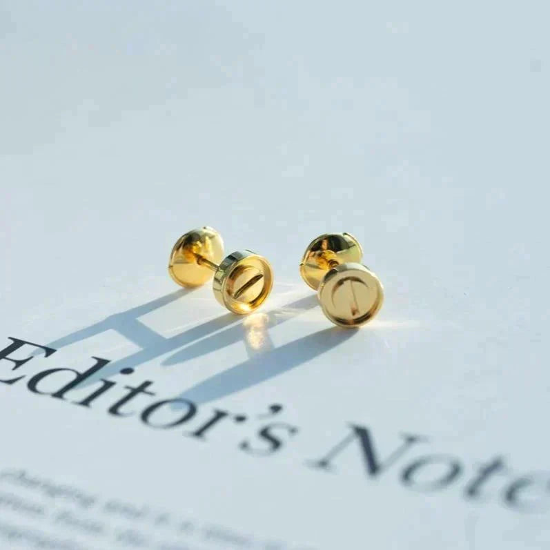 ¡®lume Jewelry¡¯LOVE EARRINGS GOLD 10MM
