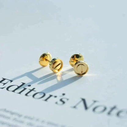 ¡®lume Jewelry¡¯LOVE EARRINGS GOLD 10MM