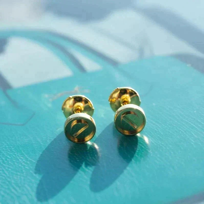 ¡®lume Jewelry¡¯LOVE EARRINGS GOLD 10MM