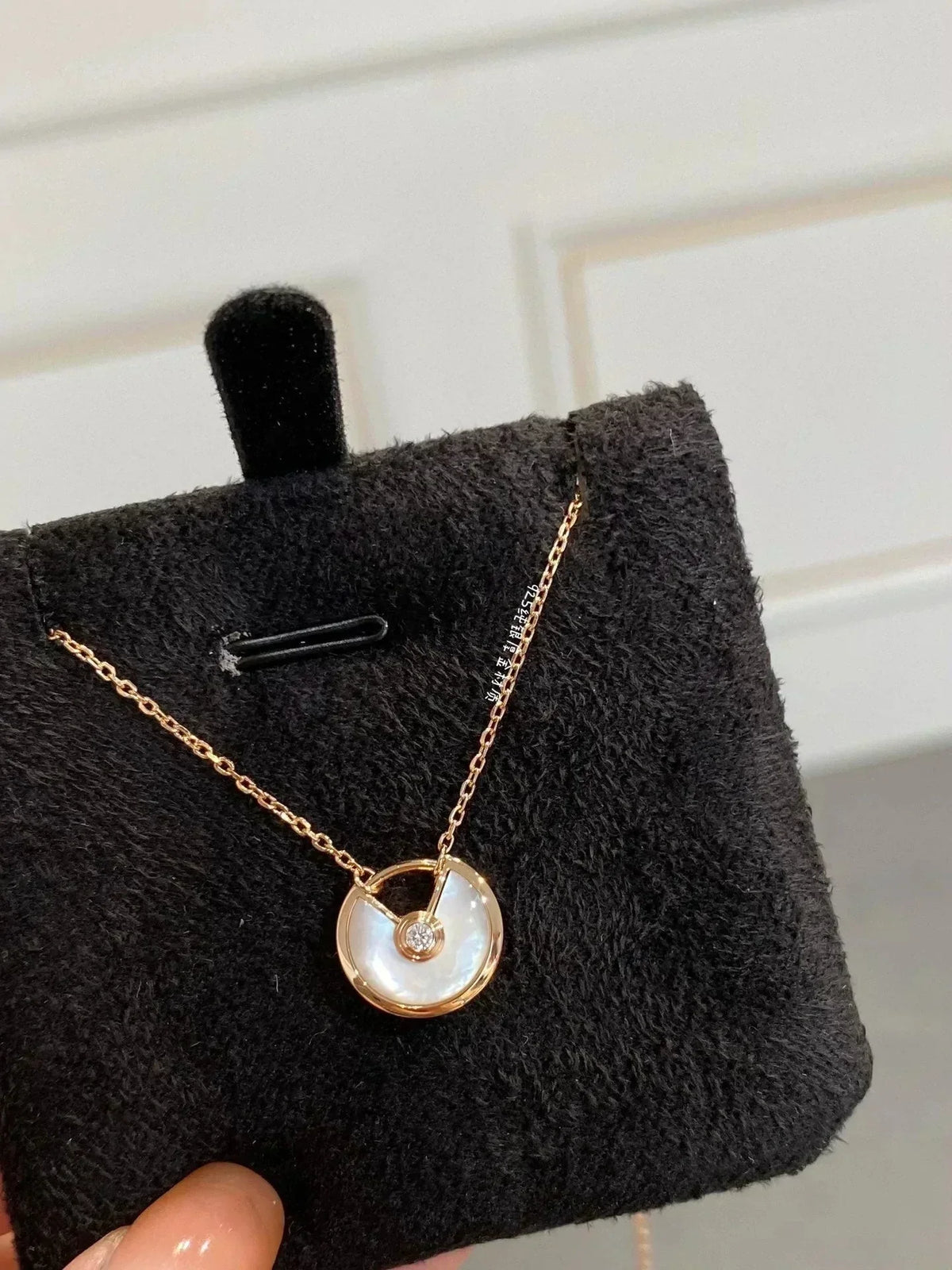 ¡®lume Jewelry¡¯AMULETTE ROSE GOLD MOP NECKLACE