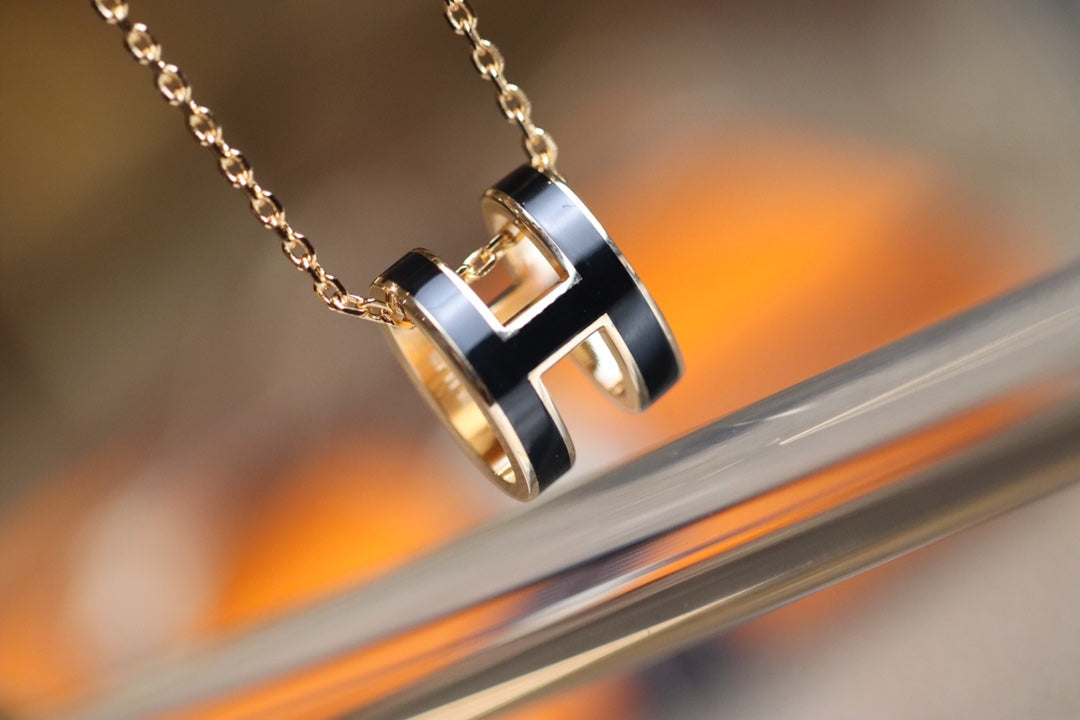 ¡®lume Jewelry¡¯POP H PEDANT PINK GOLD