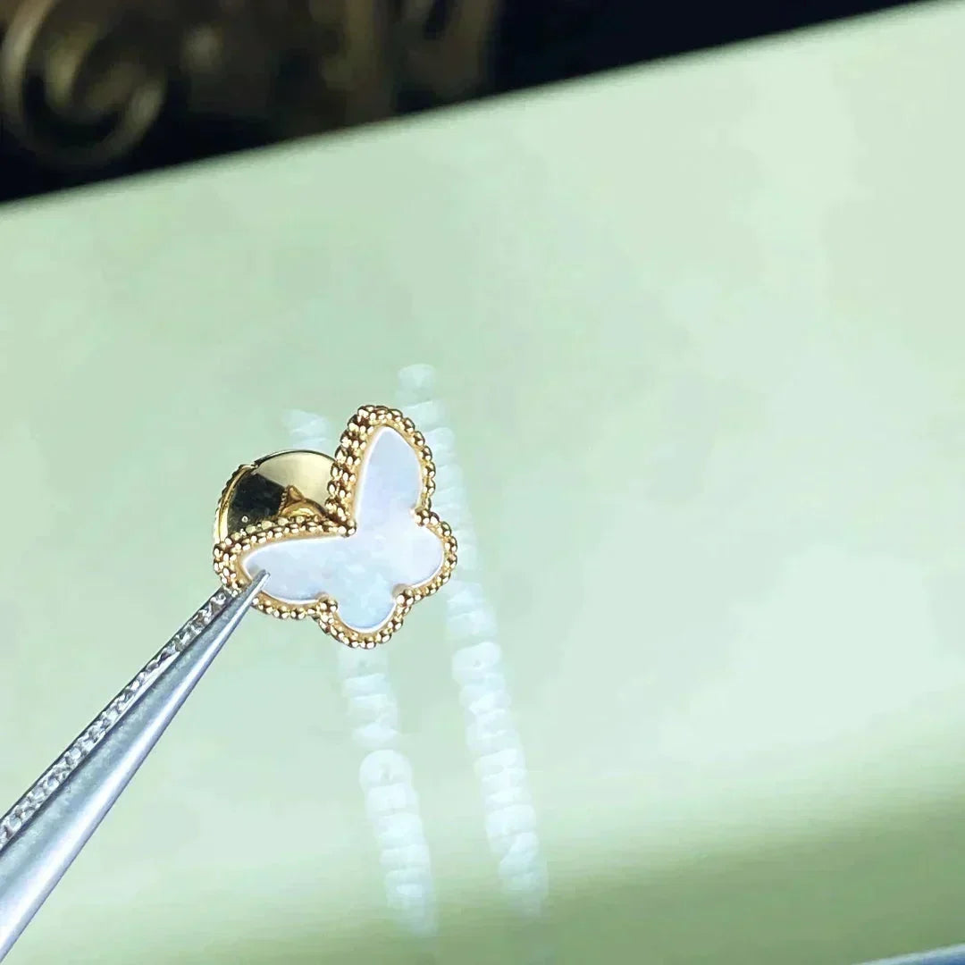 ¡®lume Jewelry¡¯SWEET BUTTERFLY MOP EARSTUDS