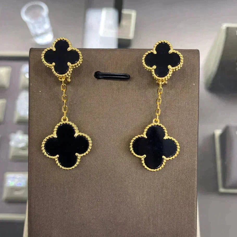 ¡®lume Jewelry¡¯CLOVER 2 MOTIFS  EARRINGS (MULTIPLE CHOICESC