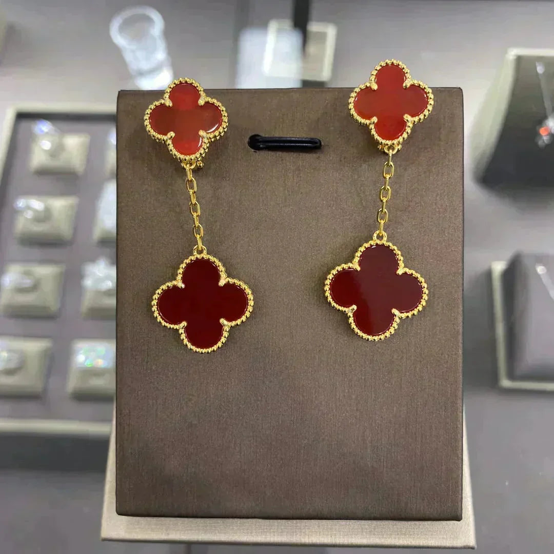 ¡®lume Jewelry¡¯CLOVER 2 MOTIFS  EARRINGS (MULTIPLE CHOICESC