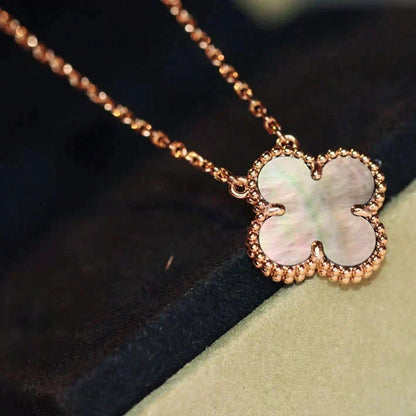 ¡®lume Jewelry¡¯CLOVER 15MM  GRAY MOTHER OF PEARL NECKLACE