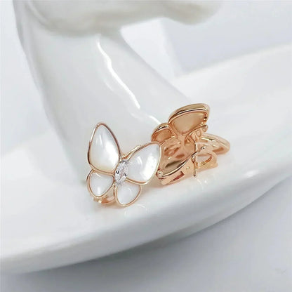 ¡®lume Jewelry¡¯BUTTERFLY MOP DIAMOND EARRINGS