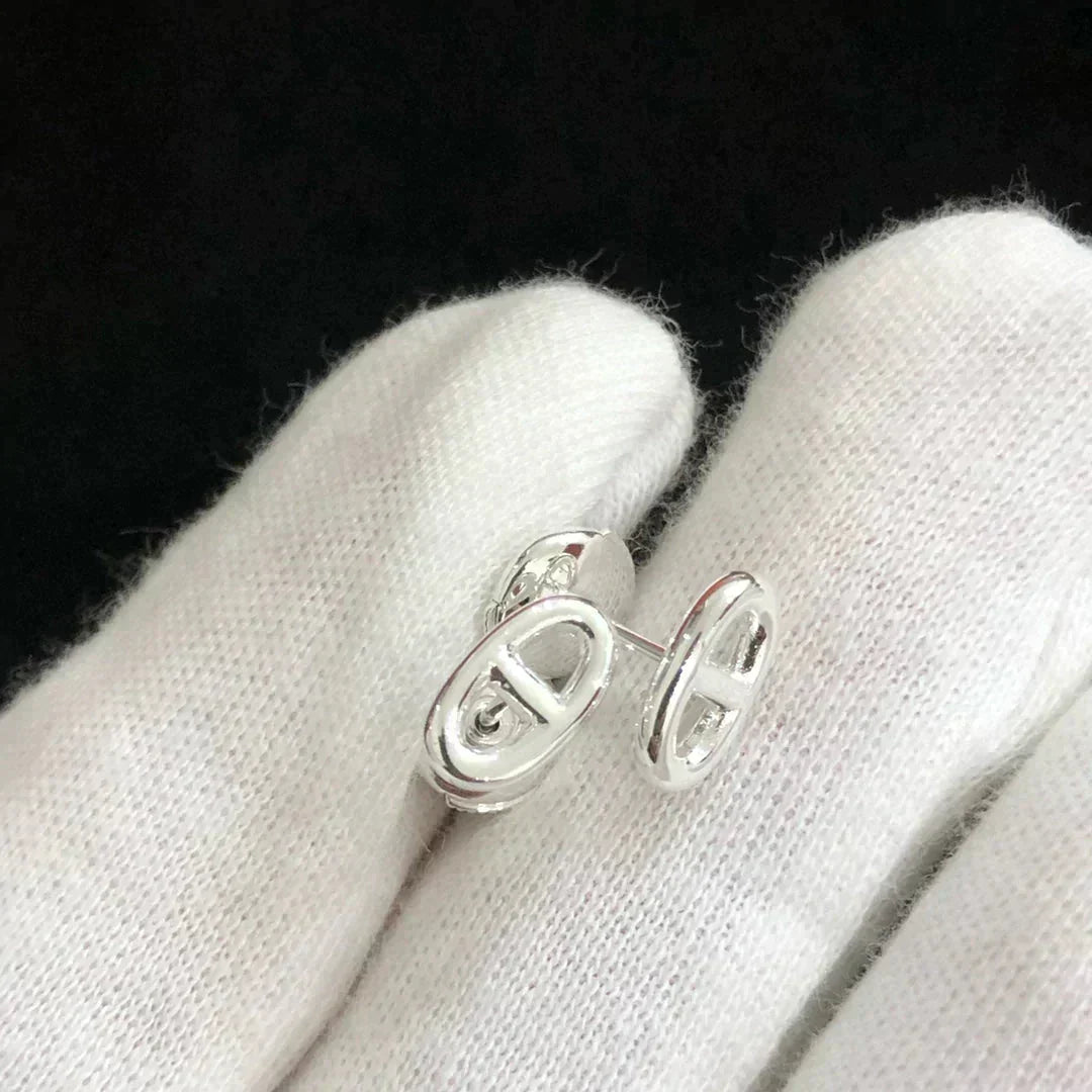 ¡®lume Jewelry¡¯CHAINE SMALL EARRINGS GOLD AND SILVER