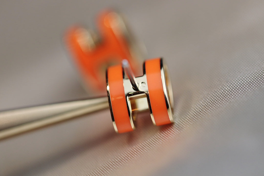 ¡®lume Jewelry¡¯MINI POP H EARRINGS ORANGE