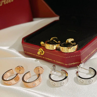 ¡®lume Jewelry¡¯LOVE EARRINGS 5.7MM 2 DIAMONDS