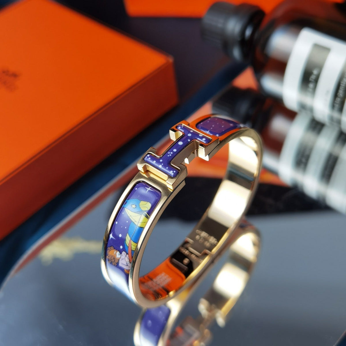 ¡®lume Jewelry¡¯H STAR AND MOON BRACELET 12MM
