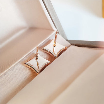 ¡®lume Jewelry¡¯STAR MOP PINK GOLD EARRINGS