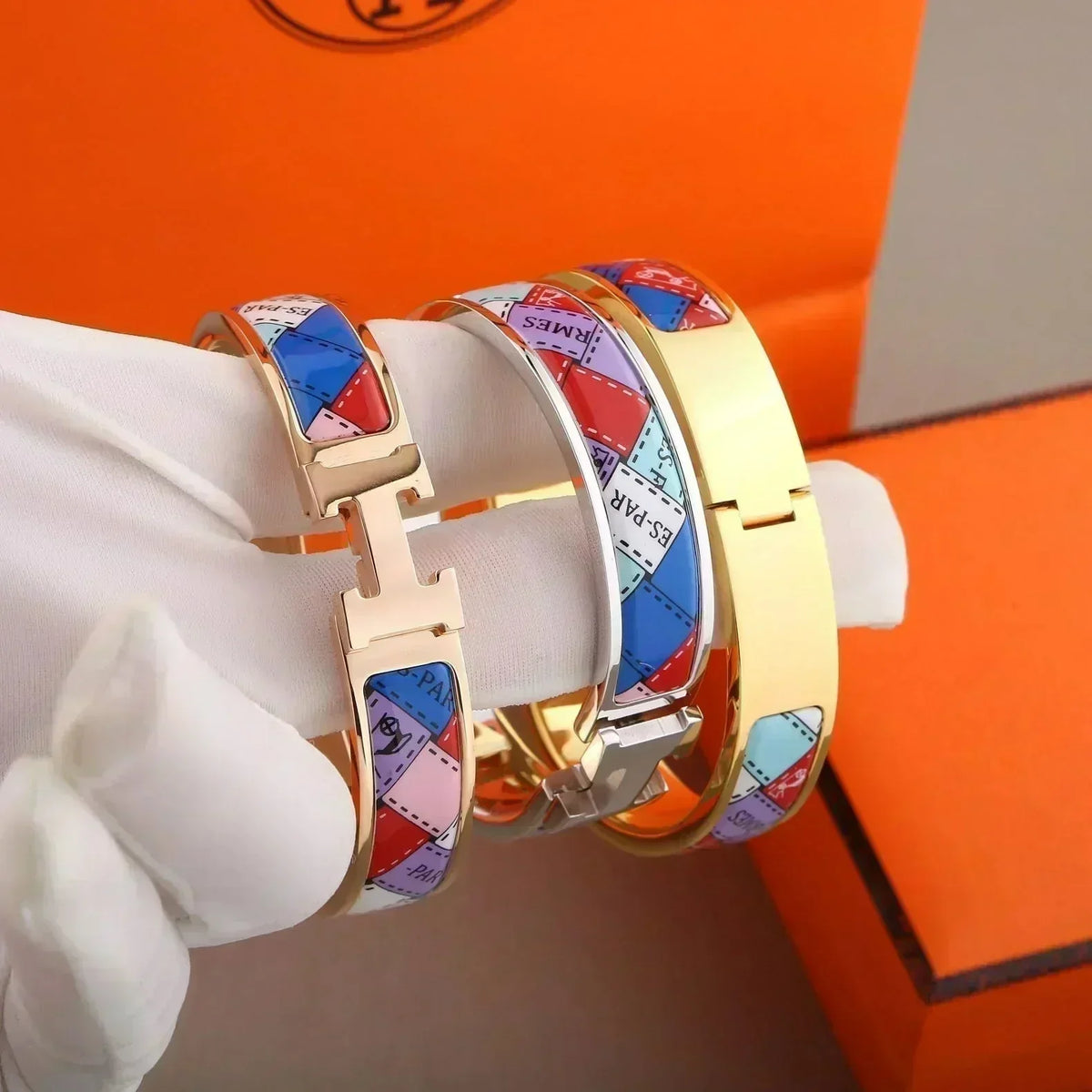 ¡®lume Jewelry¡¯H BRACELET DOTTED BORDER 12MM
