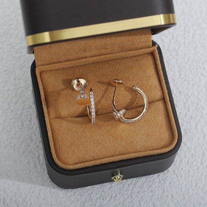 ¡®lume Jewelry¡¯JUSTE EARRINGS 12.75MM PINK GOLD DIAMOND