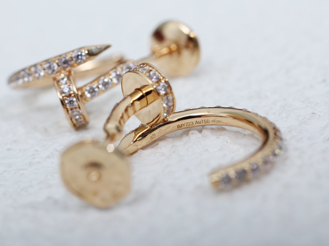 ¡®lume Jewelry¡¯JUSTE EARRINGS 12.75MM PINK GOLD DIAMOND