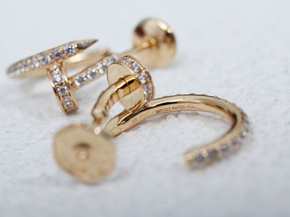 ¡®lume Jewelry¡¯JUSTE EARRINGS 12.75MM PINK GOLD DIAMOND
