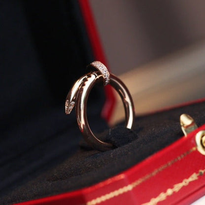 ¡®lume Jewelry¡¯JUSTE RING 2.65MM PINK GOLD DIAMOND
