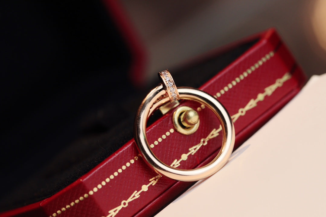 ¡®lume Jewelry¡¯JUSTE RING 2.65MM PINK GOLD DIAMOND