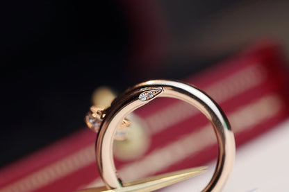 ¡®lume Jewelry¡¯JUSTE RING 2.65MM PINK GOLD DIAMOND