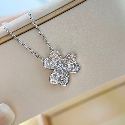 ¡®lume Jewelry¡¯CLOVER DIAMOND NECKLACE SILVER