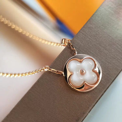 ¡®lume Jewelry¡¯SUN MOP GOLD 1 DIAMOND NECKLACE