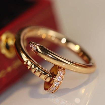 ¡®lume Jewelry¡¯JUSTE RING 2.65MM GOLD DIAMOND