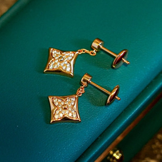 ¡®lume Jewelry¡¯STAR DIAMONDS EARRINGS GOLD