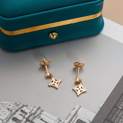 ¡®lume Jewelry¡¯STAR EARRINGS GOLD