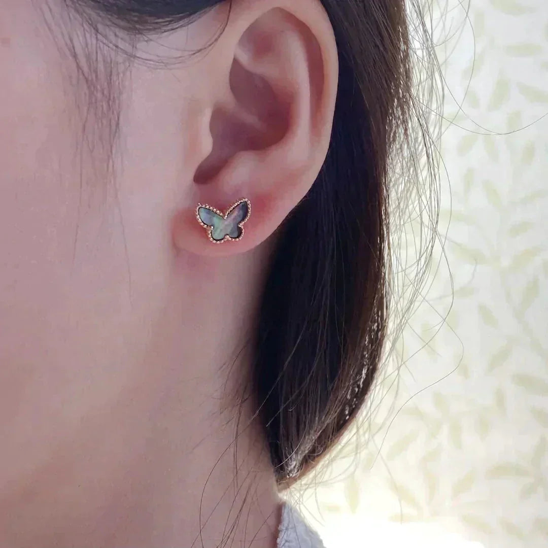 ¡®lume Jewelry¡¯BUTTERFLY DARK MOP  EARRINGS