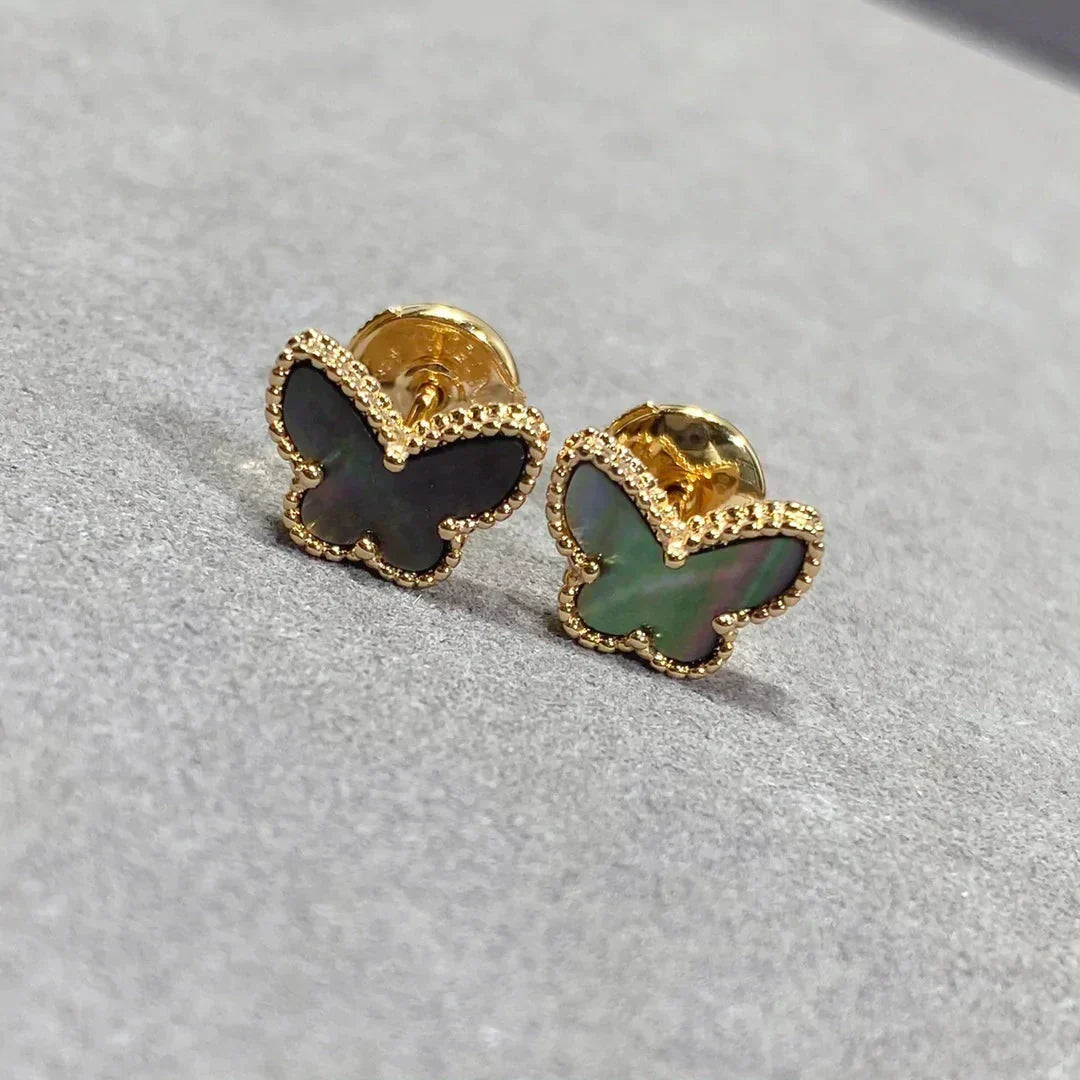 ¡®lume Jewelry¡¯BUTTERFLY DARK MOP  EARRINGS