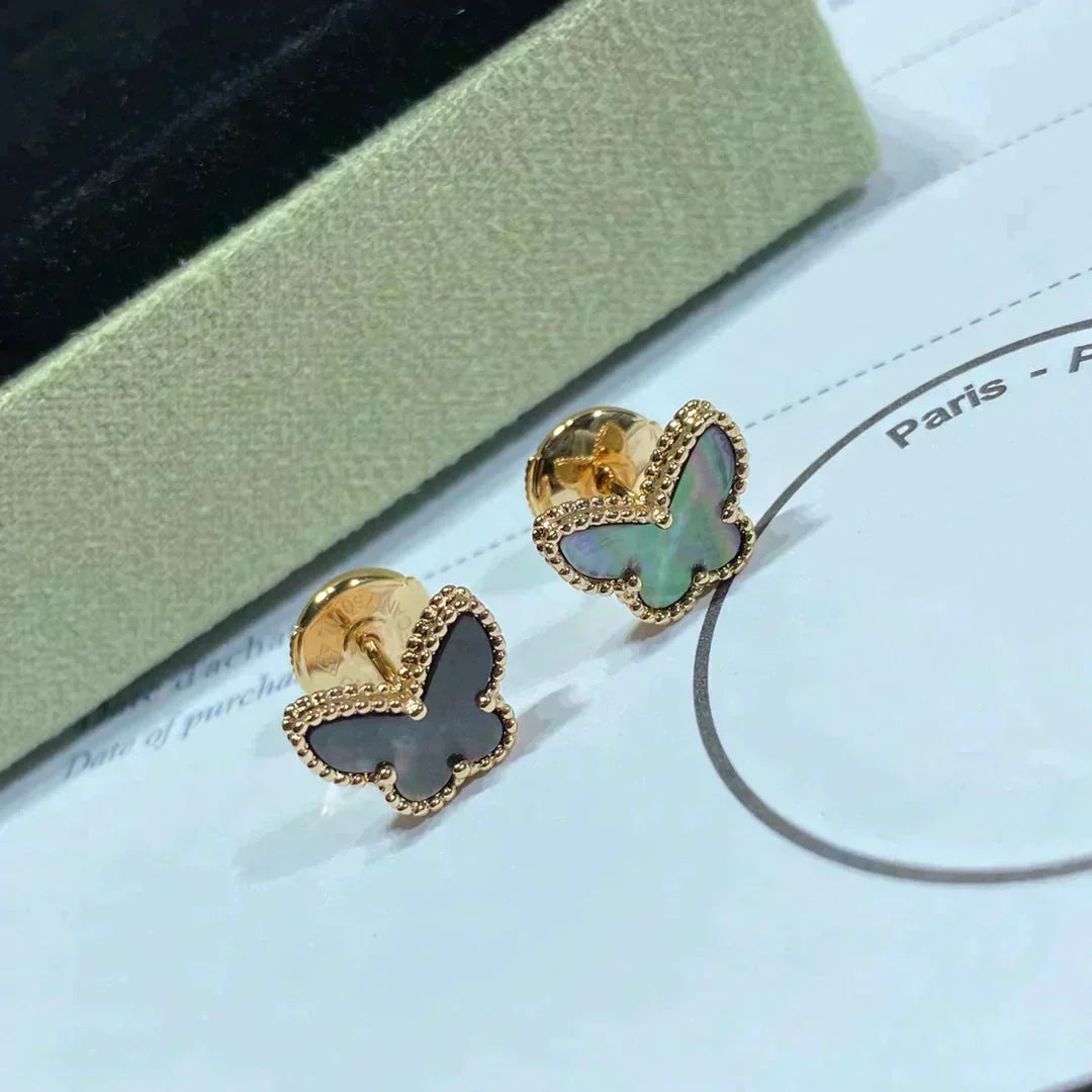 ¡®lume Jewelry¡¯BUTTERFLY DARK MOP  EARRINGS