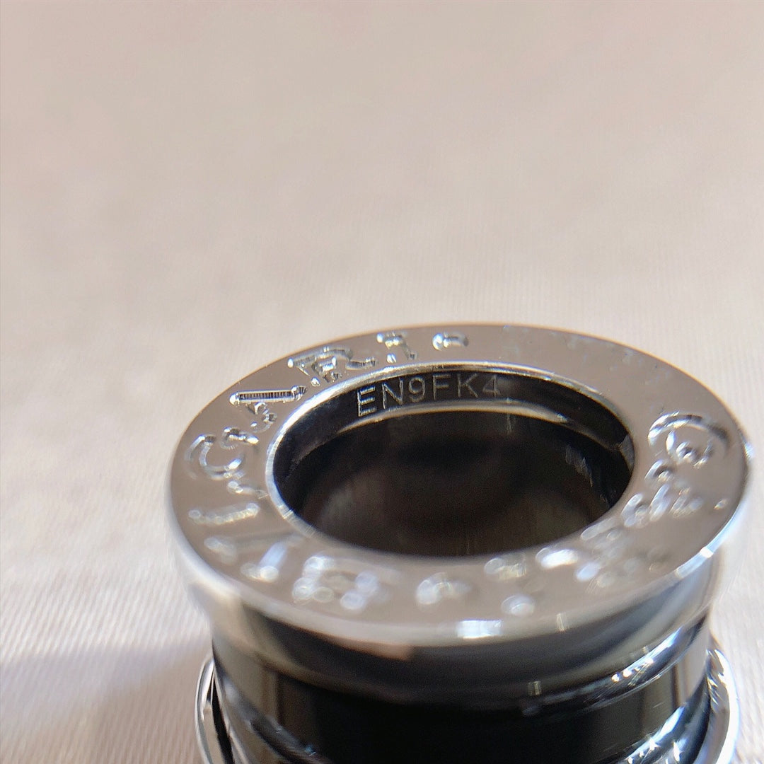 [lume Jewelry]ZERO 1 BLACK CERAMIC SILVER NECKLACE