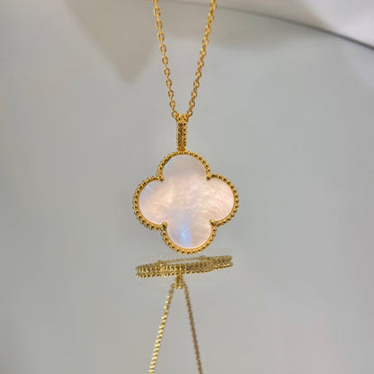 ¡®lume Jewelry¡¯CLOVER 25MM MOP LARGE PENDANT NECKLACE