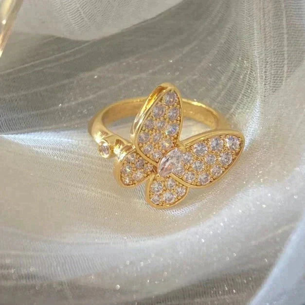 ¡®lume Jewelry¡¯BUTTERFLY DIAMOND RING