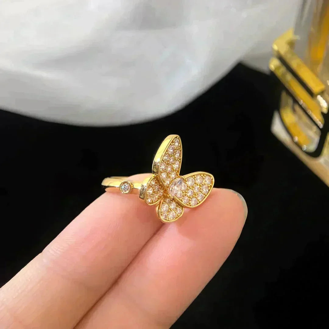 ¡®lume Jewelry¡¯BUTTERFLY DIAMOND RING